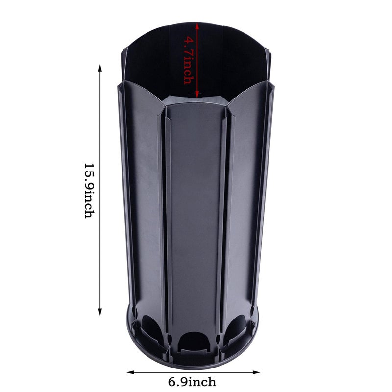 FlagShip Vertuo Pod Holder Carousel Stand for Nespresso Capsule Storage Organizer with Extra Space for Coffee Mate Silent Rolling (80+ Pod Storage) - Image 2